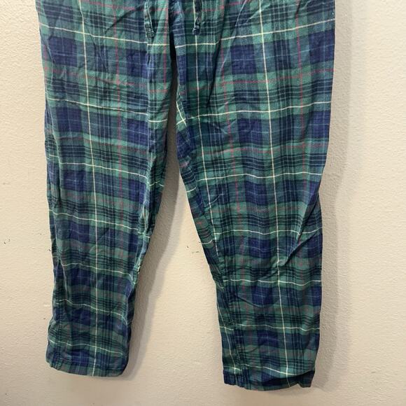 Polo Ralph Lauren Sleepwear Pants Mens Sz S Green Plaid Drawstring Pajamas - Picture 3 of 7